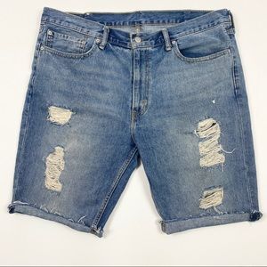 Men's Levi's Distressed Denim Shorts